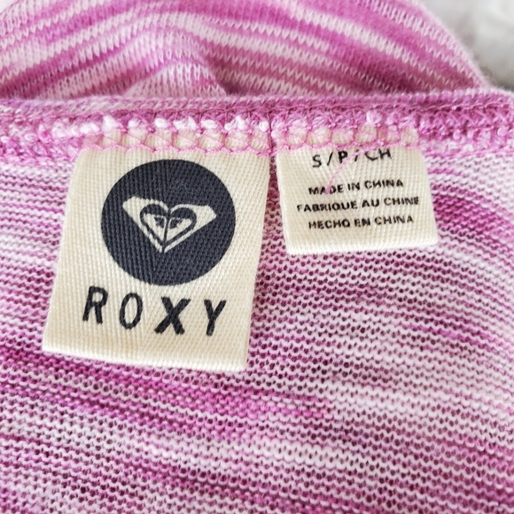 Roxy Pink Marled Knit  Tank Size Small - Picture 7 of 8